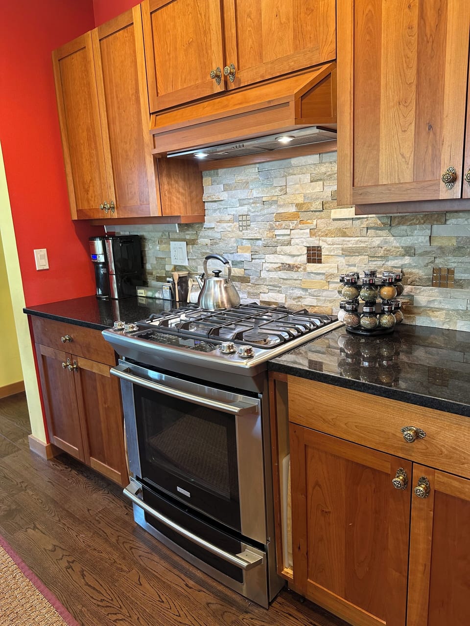 Gas Stove with an electric oven