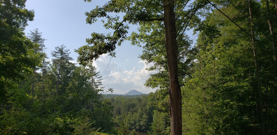 Mountain view from Side Porch