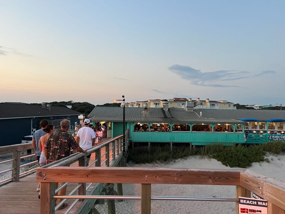OKI Pier ~ KoKo Cabana's ocean front dinning, Ruby's coffeeshop & Pier store 