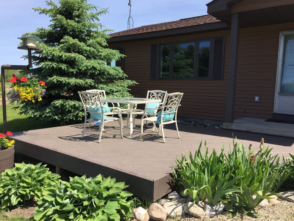 The Deck is perfect for afternoon sun and sunset picnics!