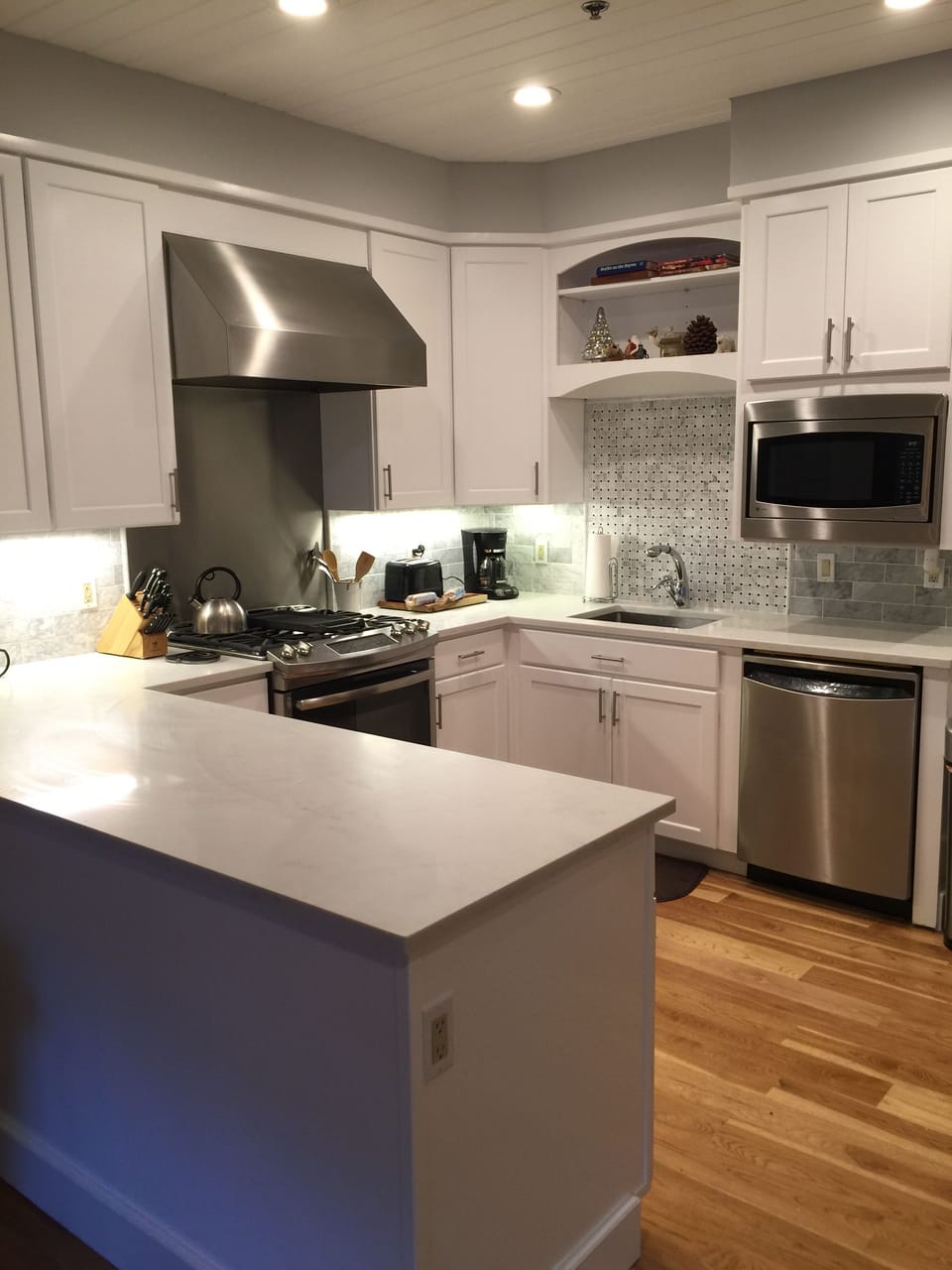 Fully stocked kitchen