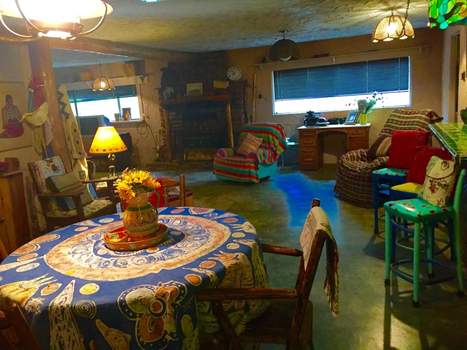 Open Studio with Fireplace 