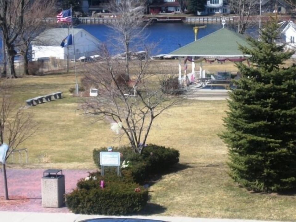 View of Village Gazebo from living windows