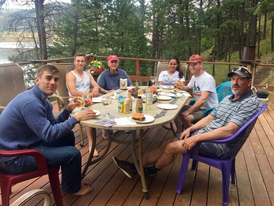 Notice -- no cell phones.  Internet not reliable.  Great conversations happen!