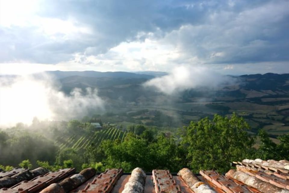 From this terrace you might as well be in heaven. Enough said! 