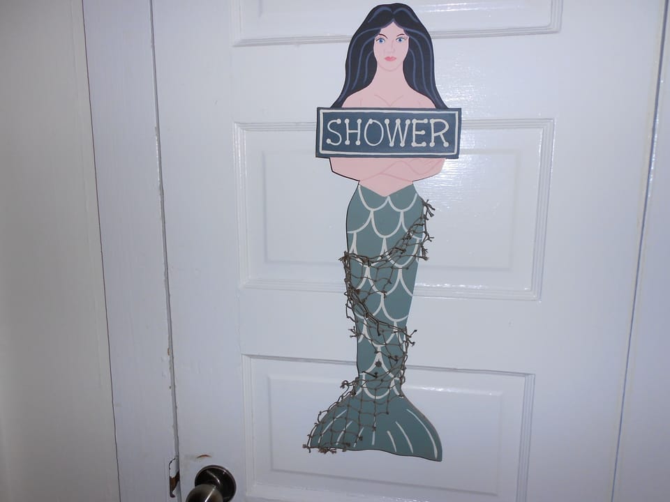 A Bathroom Door