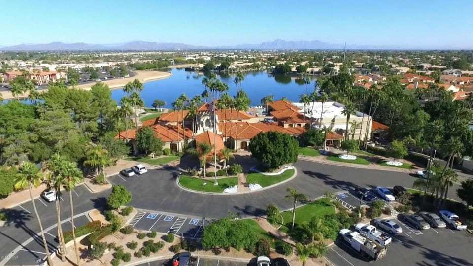 Beach Club Village is across the street from the condo, this is an overhead view