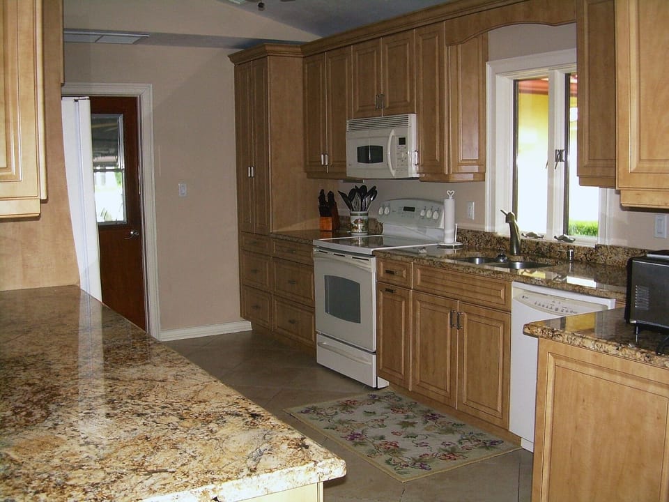 New granite kitchen
