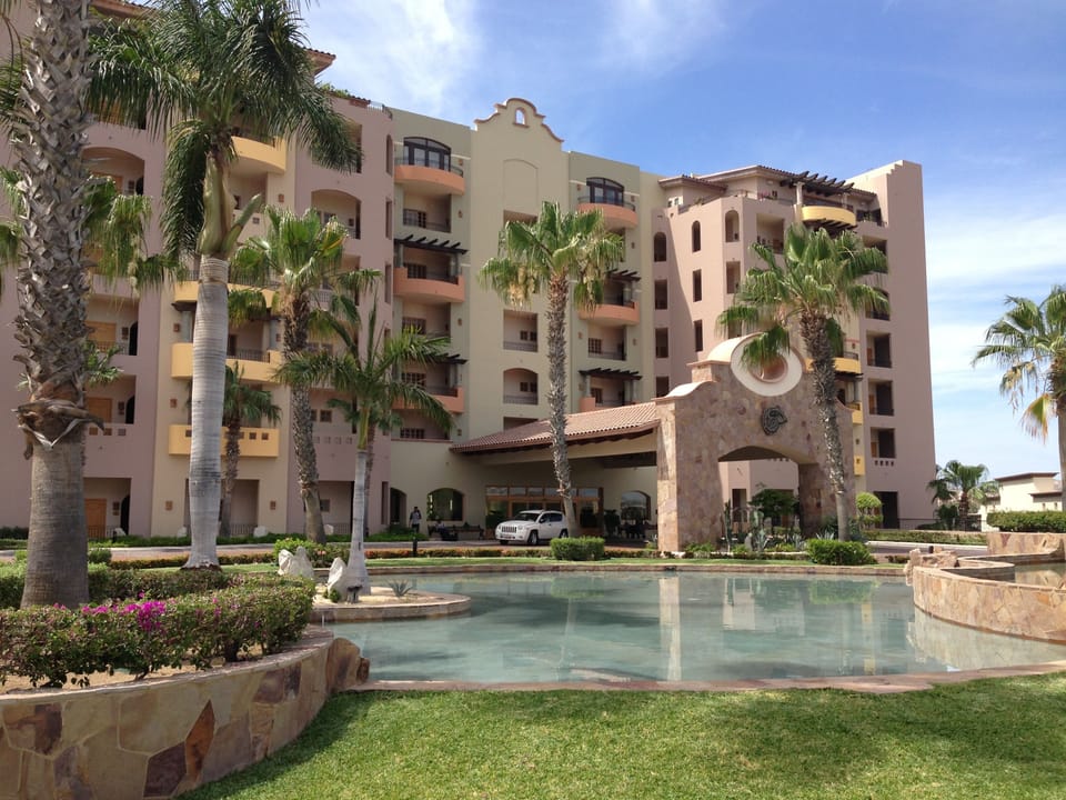 When you see the resort entrance, you know your vacation is about to start.