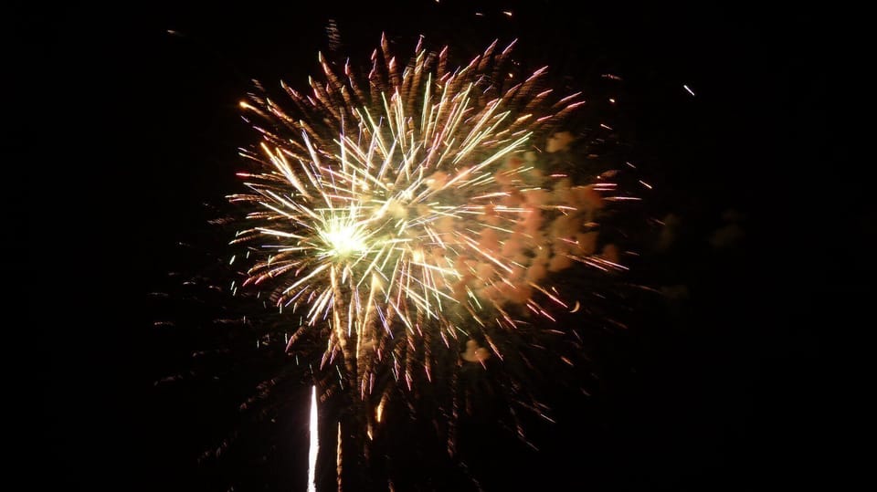 Fireworks in Harbour Town