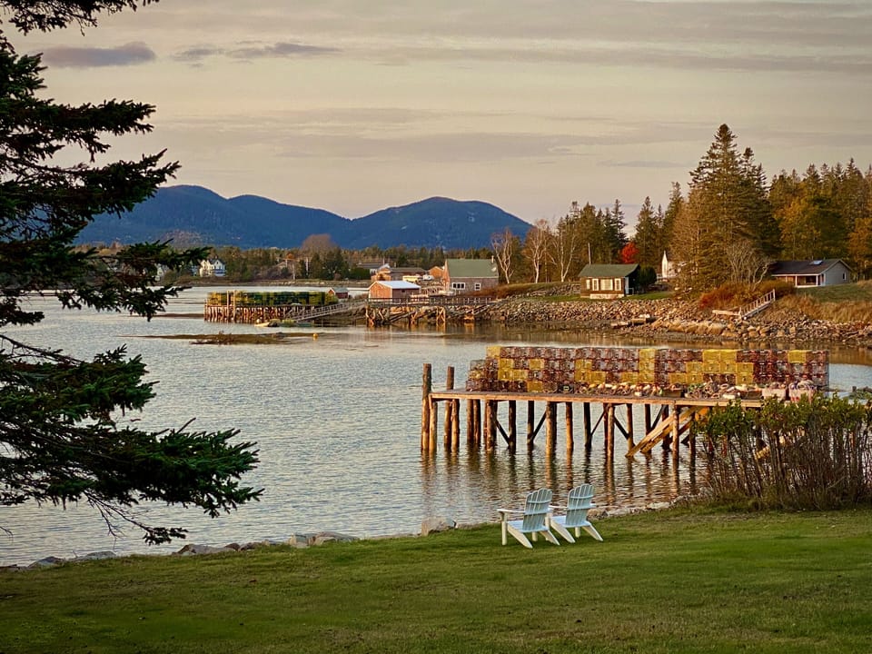 View from the back deck.