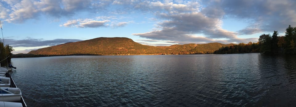 Mt. Moosalamoo from our beach!