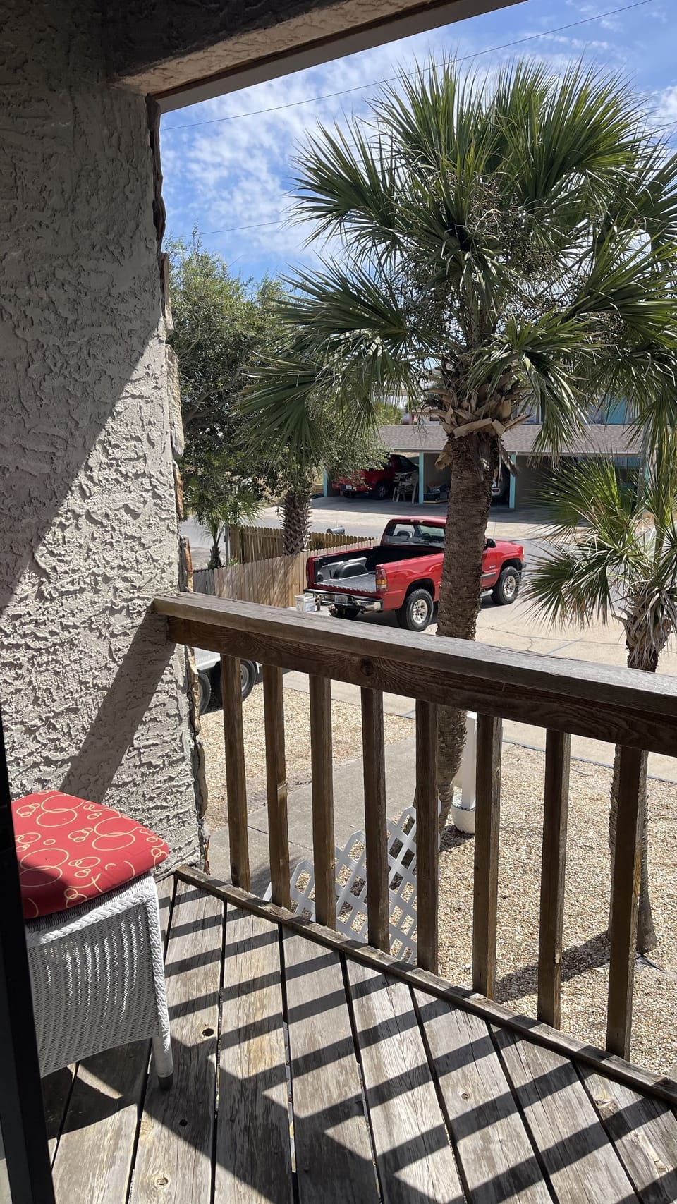 Deck too enjoy the ocean breeze