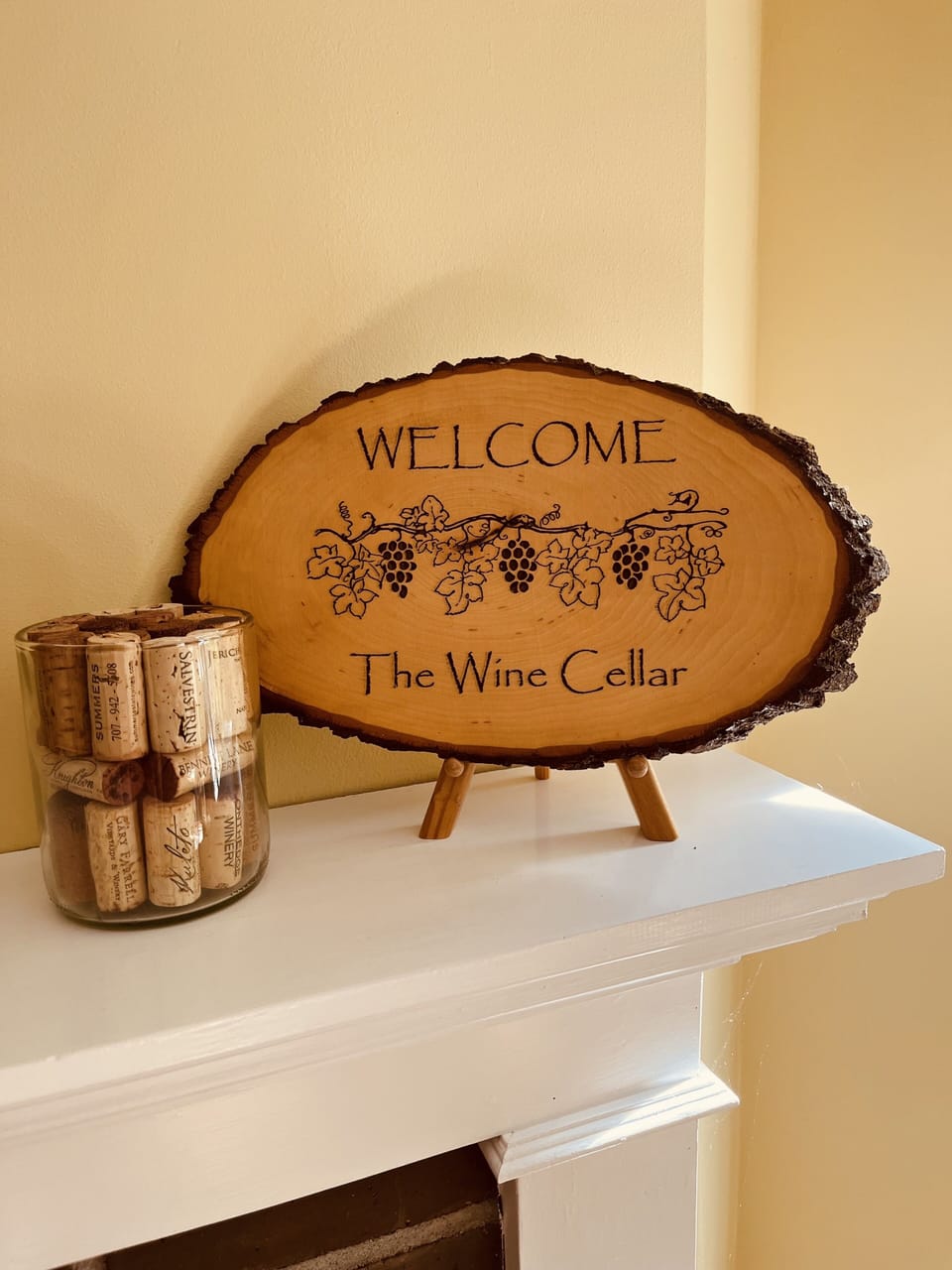 Welcome to The Wine Cellar bedroom!