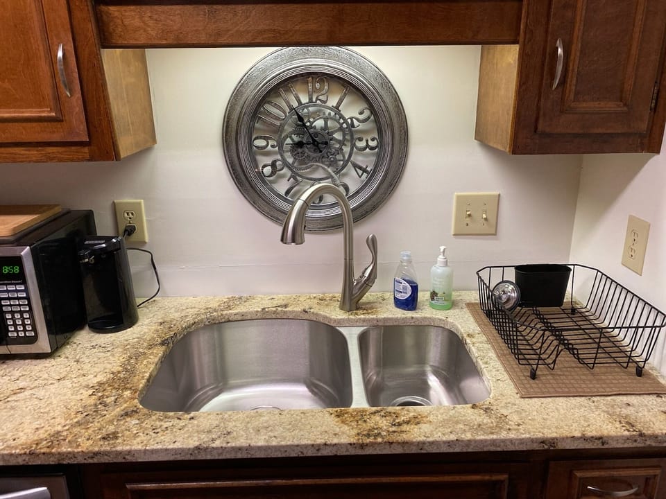 Newly updated kitchen in March 2021. Backsplash coming soon.
