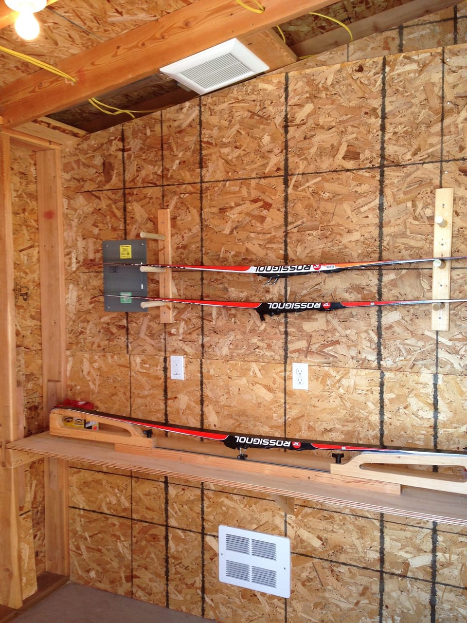 This shed is also heated!