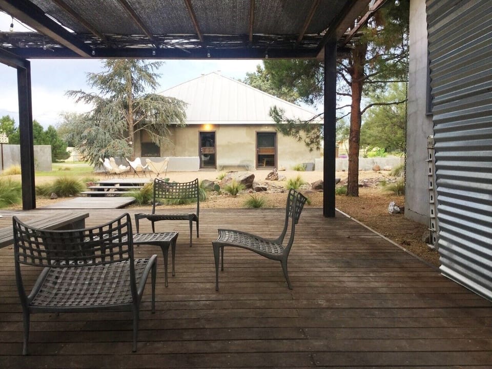 Outdoor Deck Seating - located between Casita and Pavilion.