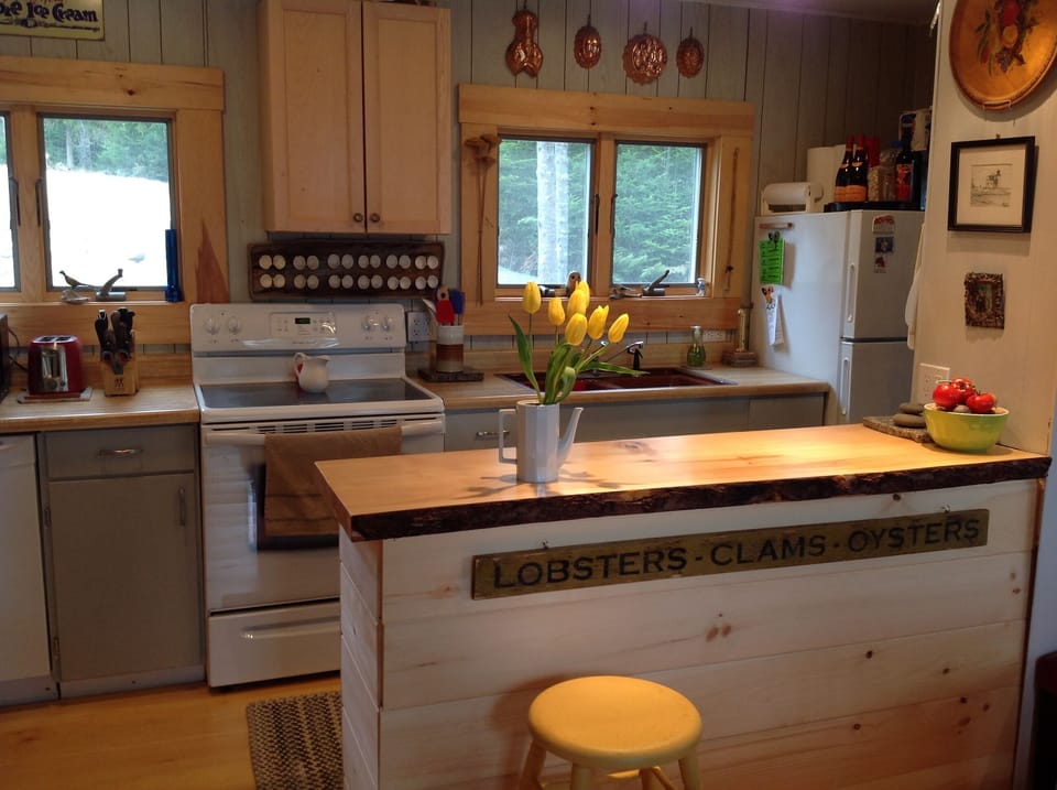 Cook your own Maine feast in our full, modern kitchen.