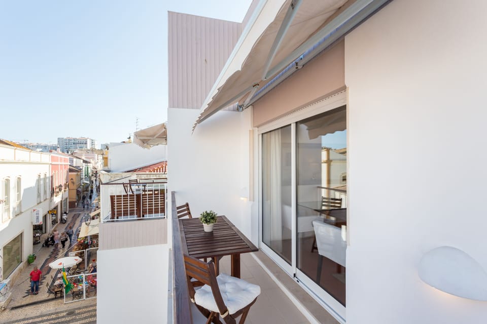 Living room and bedroom balconies