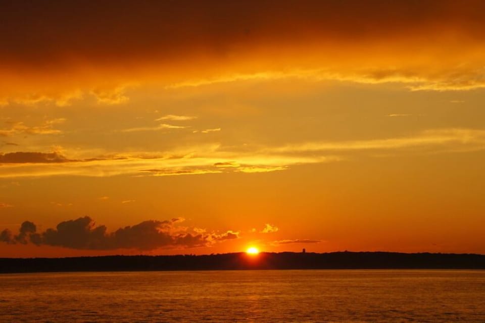 Sunset view from house