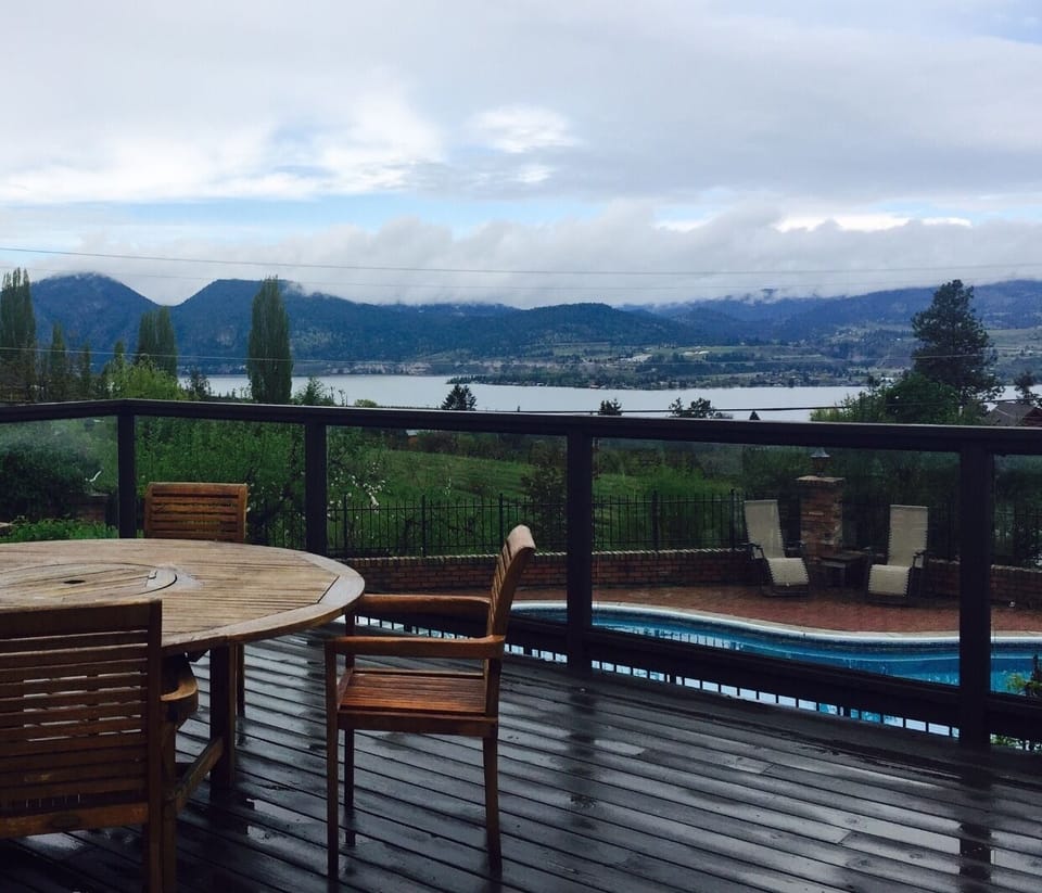 Large deck with a view