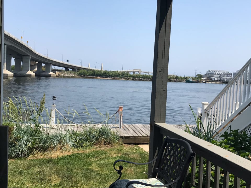 View from the deck off the bedroom 
