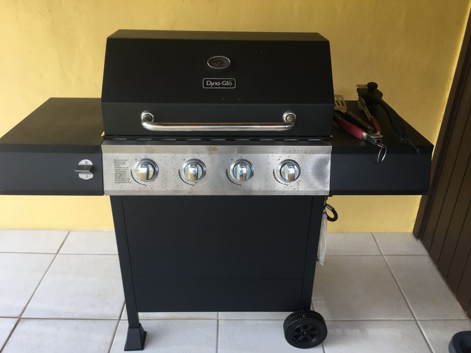 Gas Grill Available on The Upper Outside Area