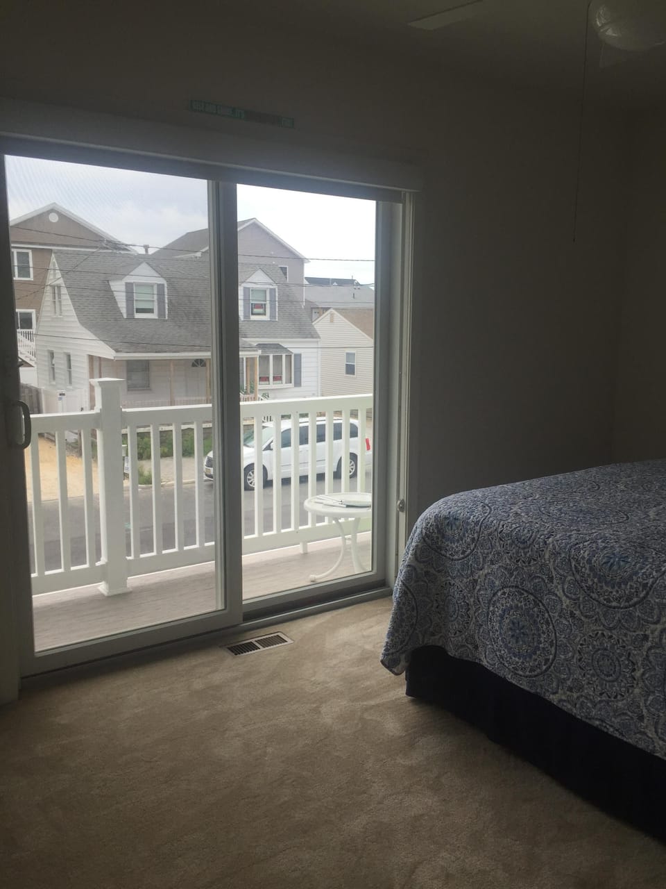 Bedroom deck view
