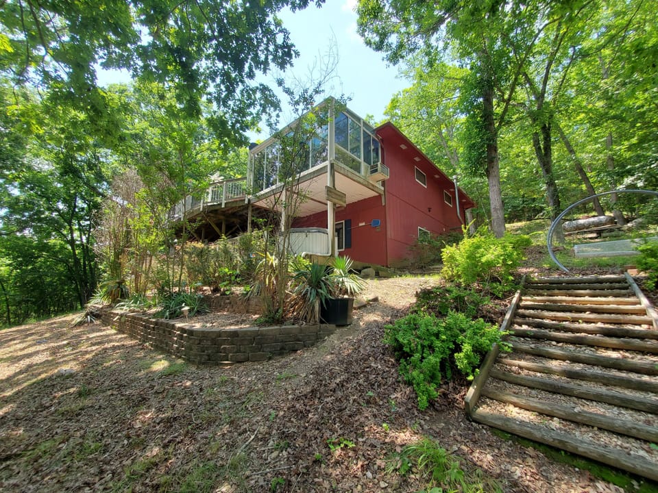 Backside of this Beautiful Home