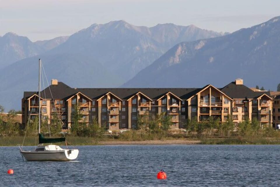 CONDO COMPLEX view from the lake 
