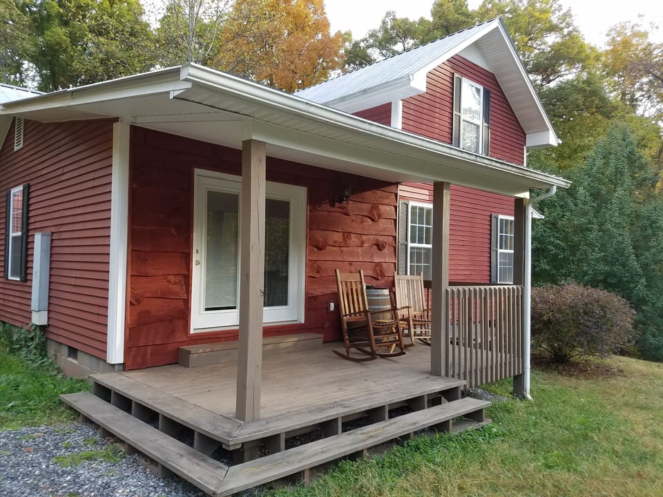 Master bedroom porch