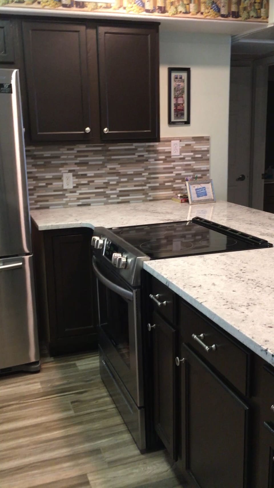 GRANITE KITCHEN COUNTERS, STAINLESS APPLIANCES, DISHWASHER,COFFEE MAKER