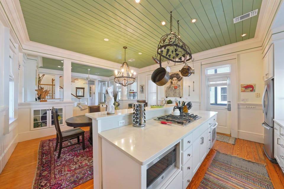 RENOVATED KITCHEN OFF DINING & LIVING