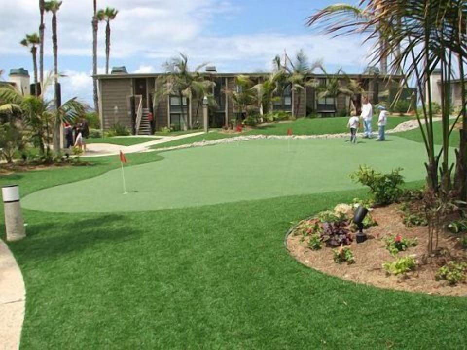 Putting green on grounds be sure to bring your putter.