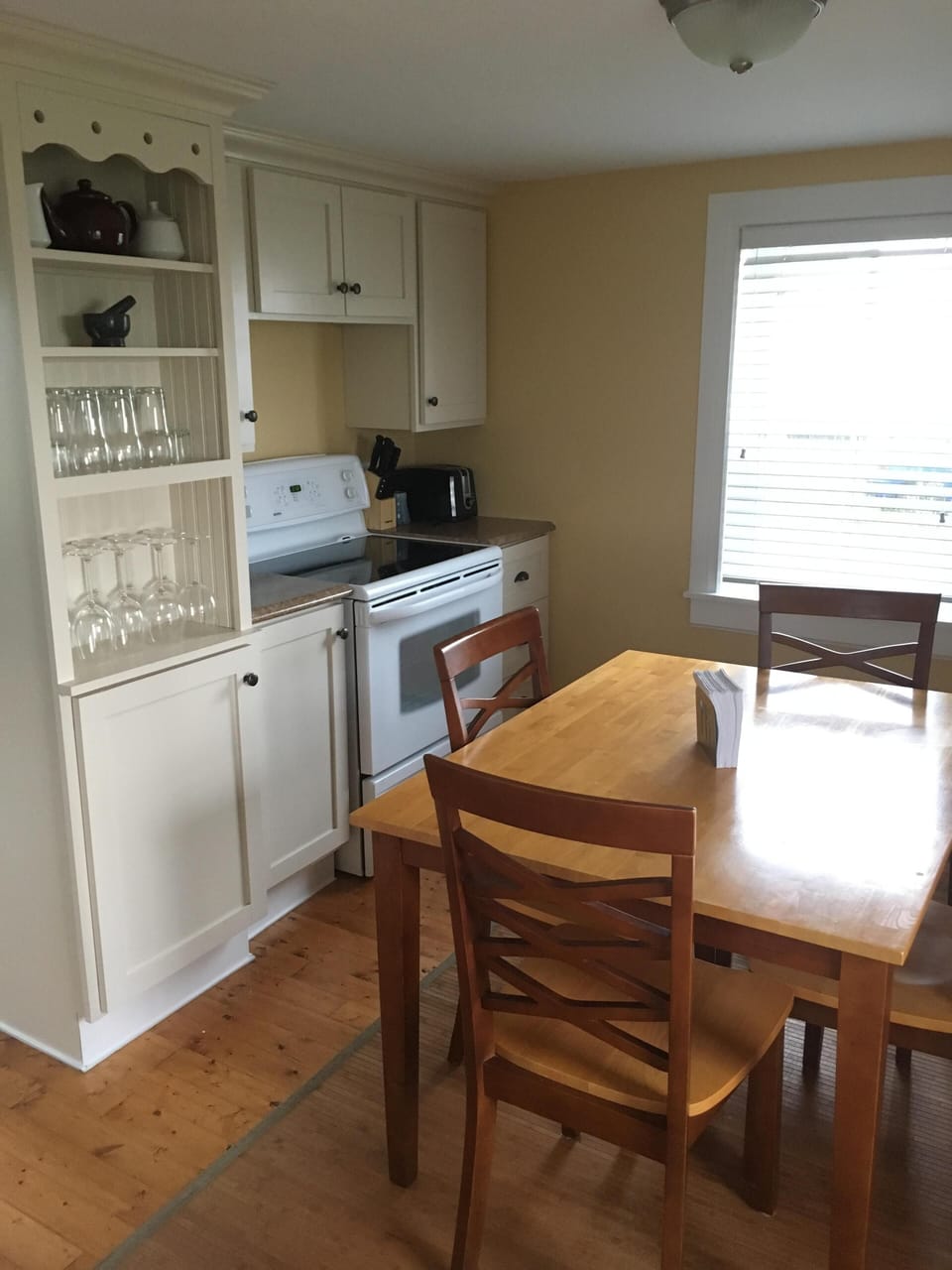 The kitchen is fully stocked with everything you'll need for your stay!
