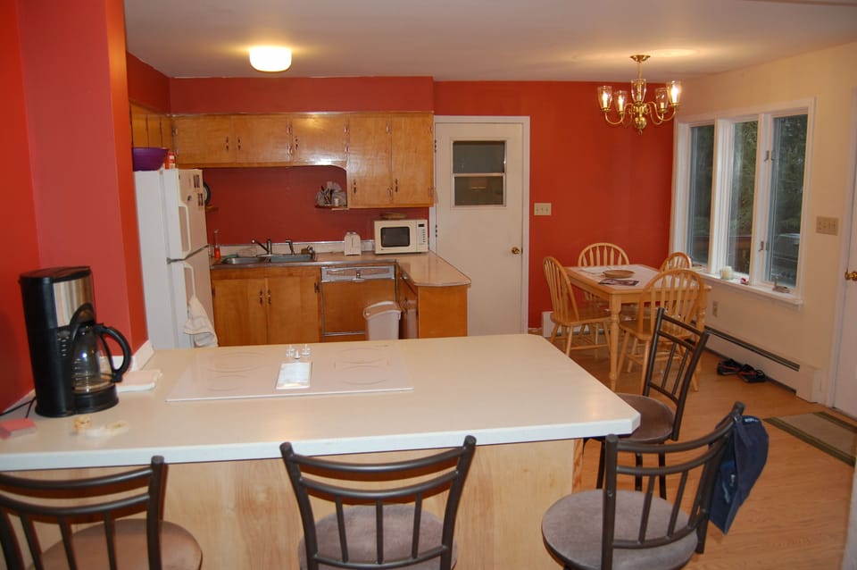 kitchen and island counter