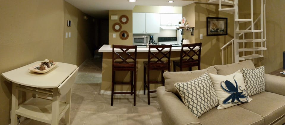 Living area from the patio