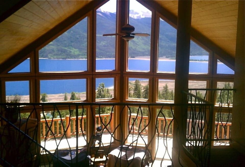 Loft view outside master and bunk bedrooms. Nice reading area!
