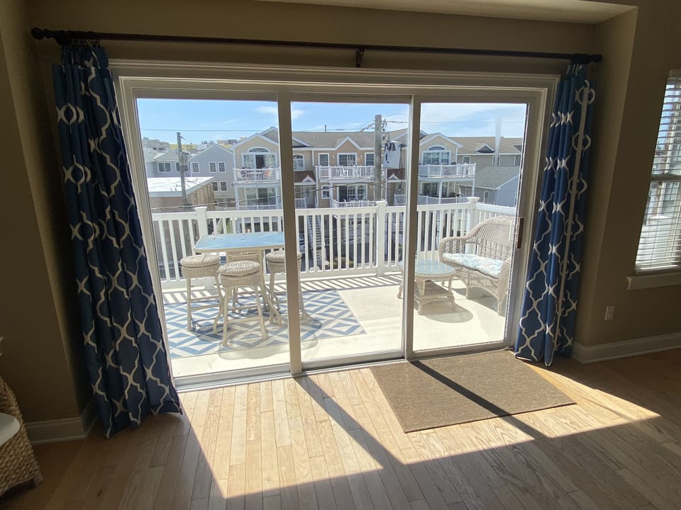Sliding Doors Leading to Large Deck w/ Awesome Ocean Views!