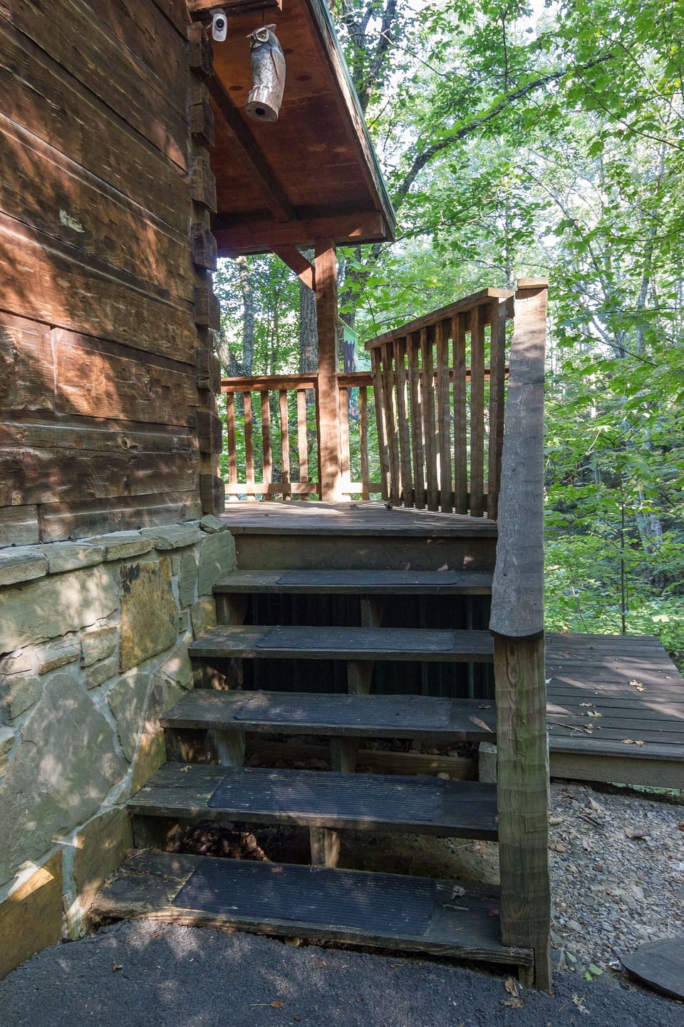entrance steps and gate