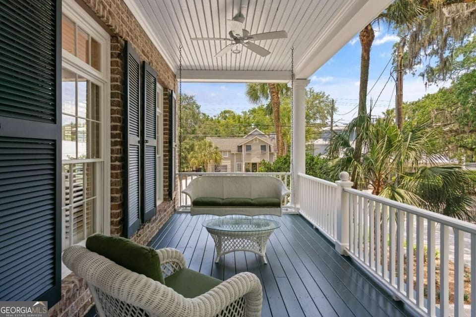 Main floor porch