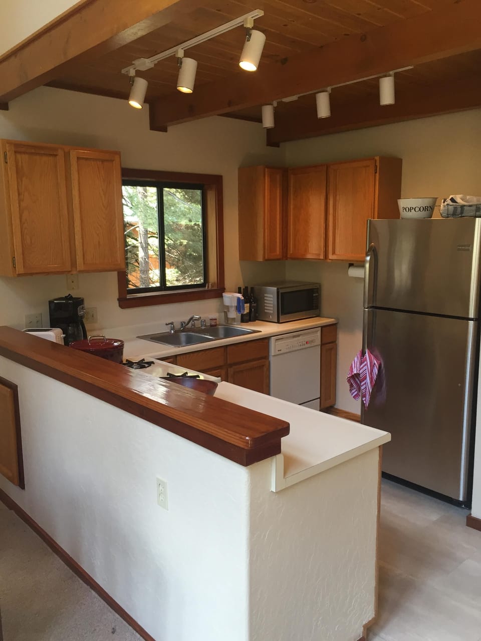 Make meals for your family while they play in the Great Room. 