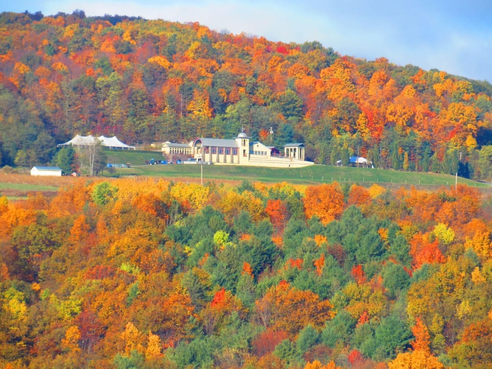 Heron Hill winery directly across from Rusticana.