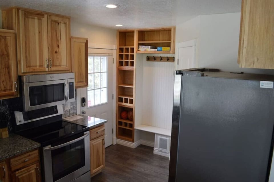 Fully stocked kitchen