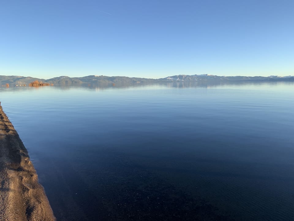 The lake 