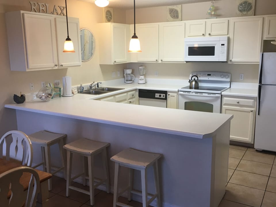 Large Open Kitchen with bar for additional seating