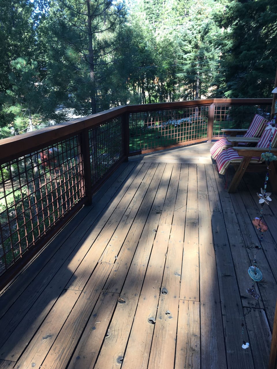 Front deck.