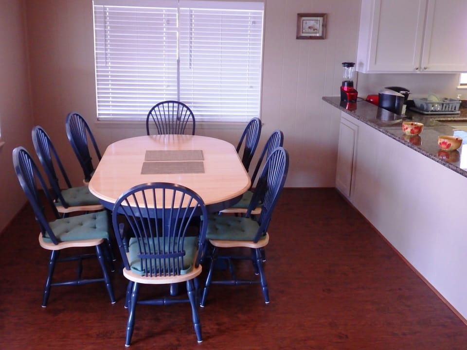 Dining room with extra chairs