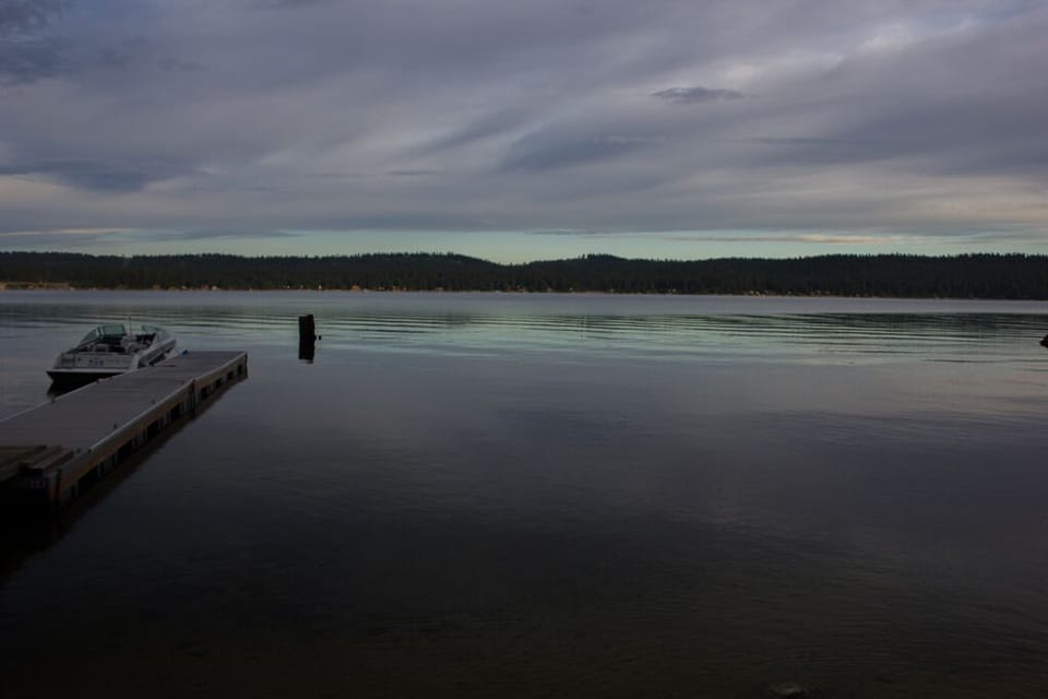 A nice quite morning - great for fishing!