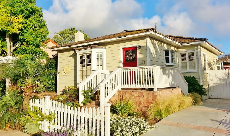 Front of La Jolla Garden Cottage
